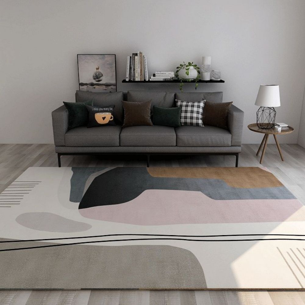 Nordic Carpet Living Room Bedroom Decoration Non-Slip Office Floor Mat Coffee Table Seating Area Blanket Kitchen Carpet