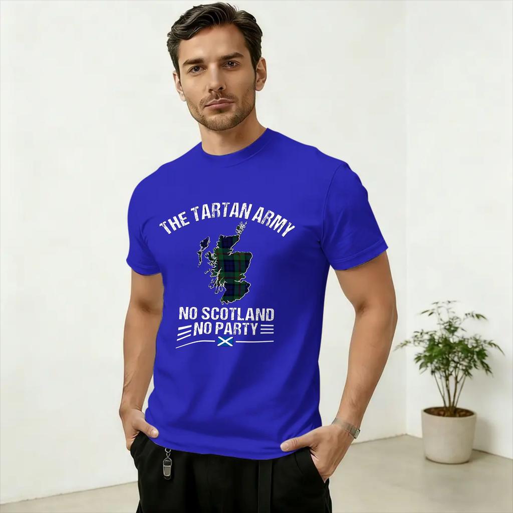 No Scotland No Party T Shirt Summer Trending TShirts Unisex Cotton O Neck Oversize Clothing Short Sleeves Streetwear Tshirt