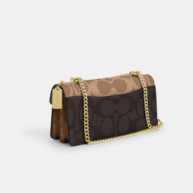 COACH Klare Signature Canvas Shoulder Crossbody Bag