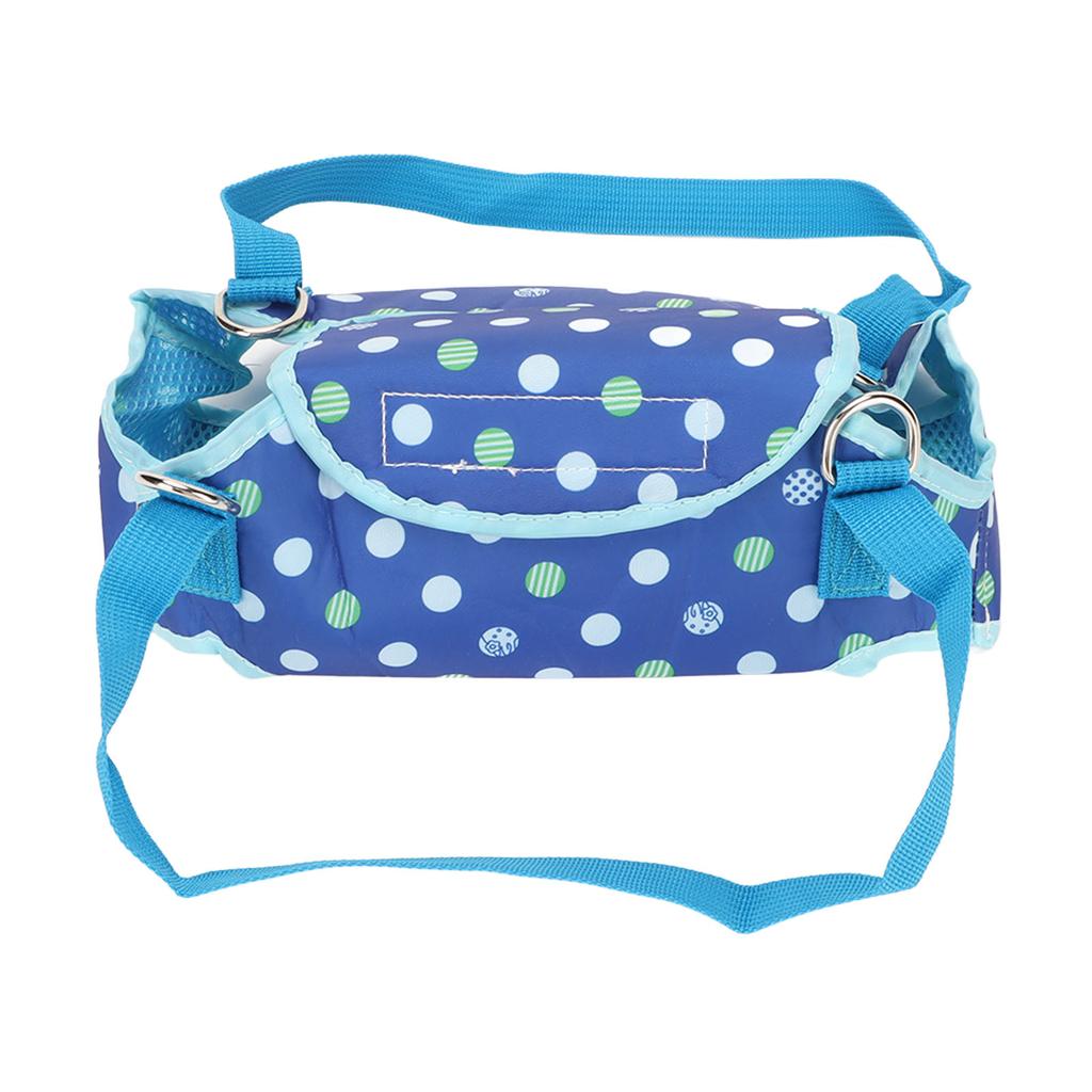 Dog Lift Harness Support Breathable Washable Portable Dog Sling Harness with Dual Lumbar Strips for Small Dogs M Blue