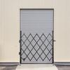 Single Folding Security Gate, 94 × 122 cm(W × H) Folding Door Gate, Steel Accordion Security Gate, Flexible Expanding Security Gate, 360° Rolling