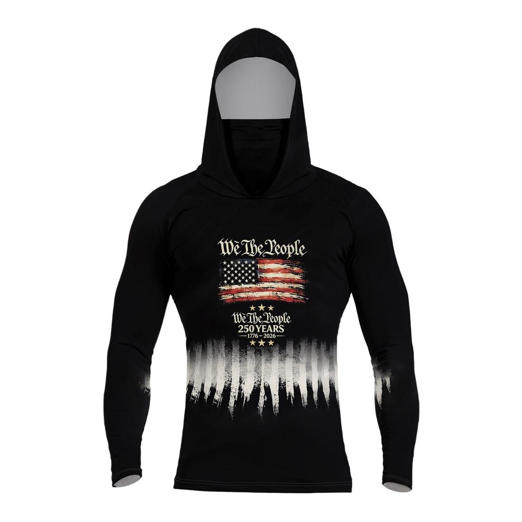 Men's Summer Quick-dryingLong-sleeved T-shirt Sun ClothingFishing FitnessSports Hded Long-sleeved Tops