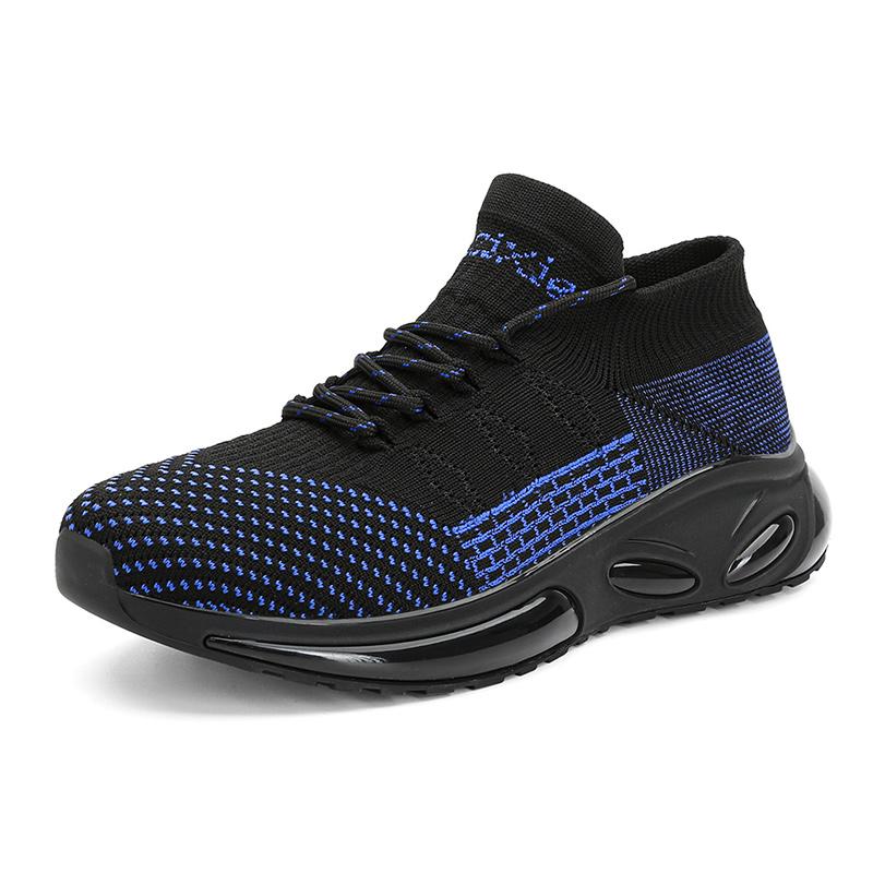 Men's Casual Sports Shoes Men's Foam Shock Absorption Sports Shoes Flying Mesh Breathable Socks Shoes