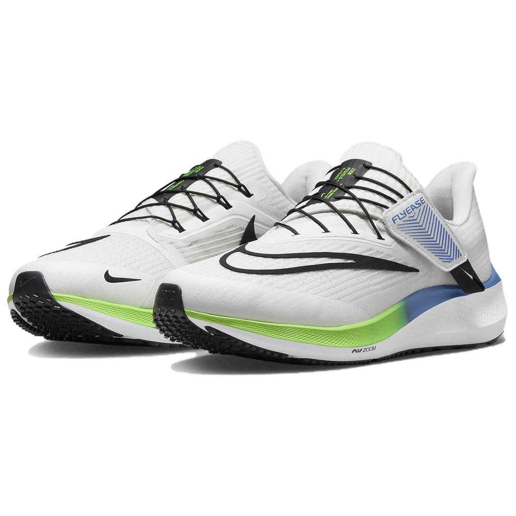 Nike Pegasus Flyease Comfortable Lightweight Non-Slip Breathable Low-Top Running Shoes Men Running Shoes White Green Blue DJ7381-006