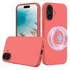For iPhone 16 Plus Case Liquid Silicone Phone Cover Compatible with MagSafe