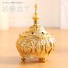 [Queen-b] Gold Incense Burner, Stylish, Scandinavian Design, Relaxing Interior, Modern Aromatherapy, Buddhist Altar, Entryway, Incense Holder, Cute