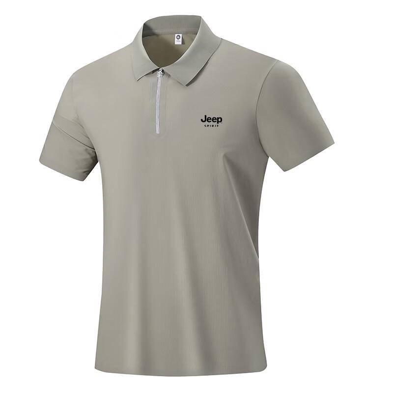 JEEP SPIRIT Men's Ice Silk Polo Shirt