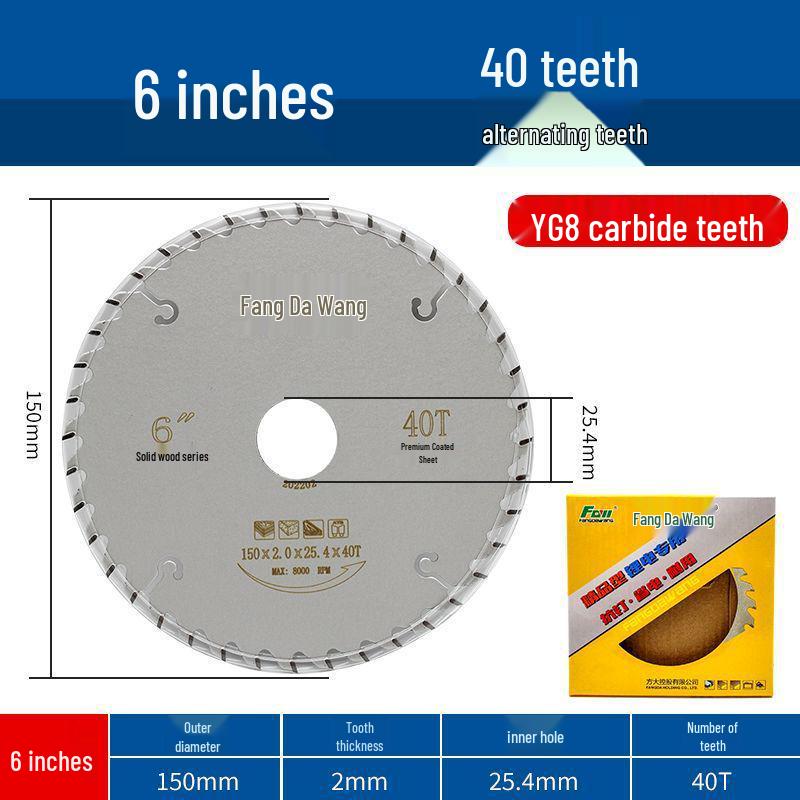 Woodworking YG8 Alloy Circular Saw Blades: 4-inch, 7-inch, and 10-inch for Portable Cutting Machines
