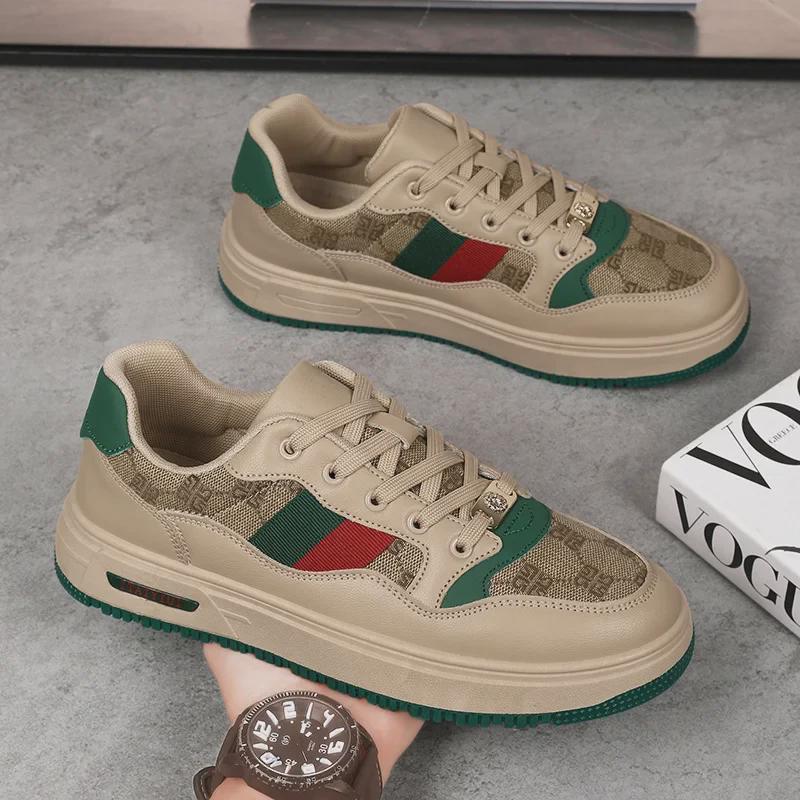 2024 Retro Vielseitige Bequeme Street Fashion Schuhe für Paare mit Mikrofaserleder und Gummilaufsohle