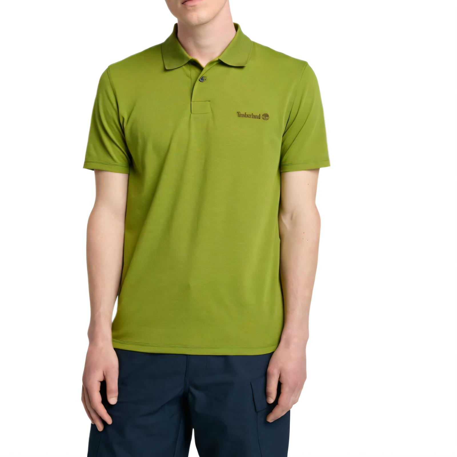 Timberland Comfortable Versatile Simple Solid Color Short Sleeve Polo Shirt Men tops TB0A2ND5EFO1 S