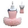 Butterfly Bow Gymnastics Tutu Skirts Sleeveless Ballet Leotard Ballet Dancewear