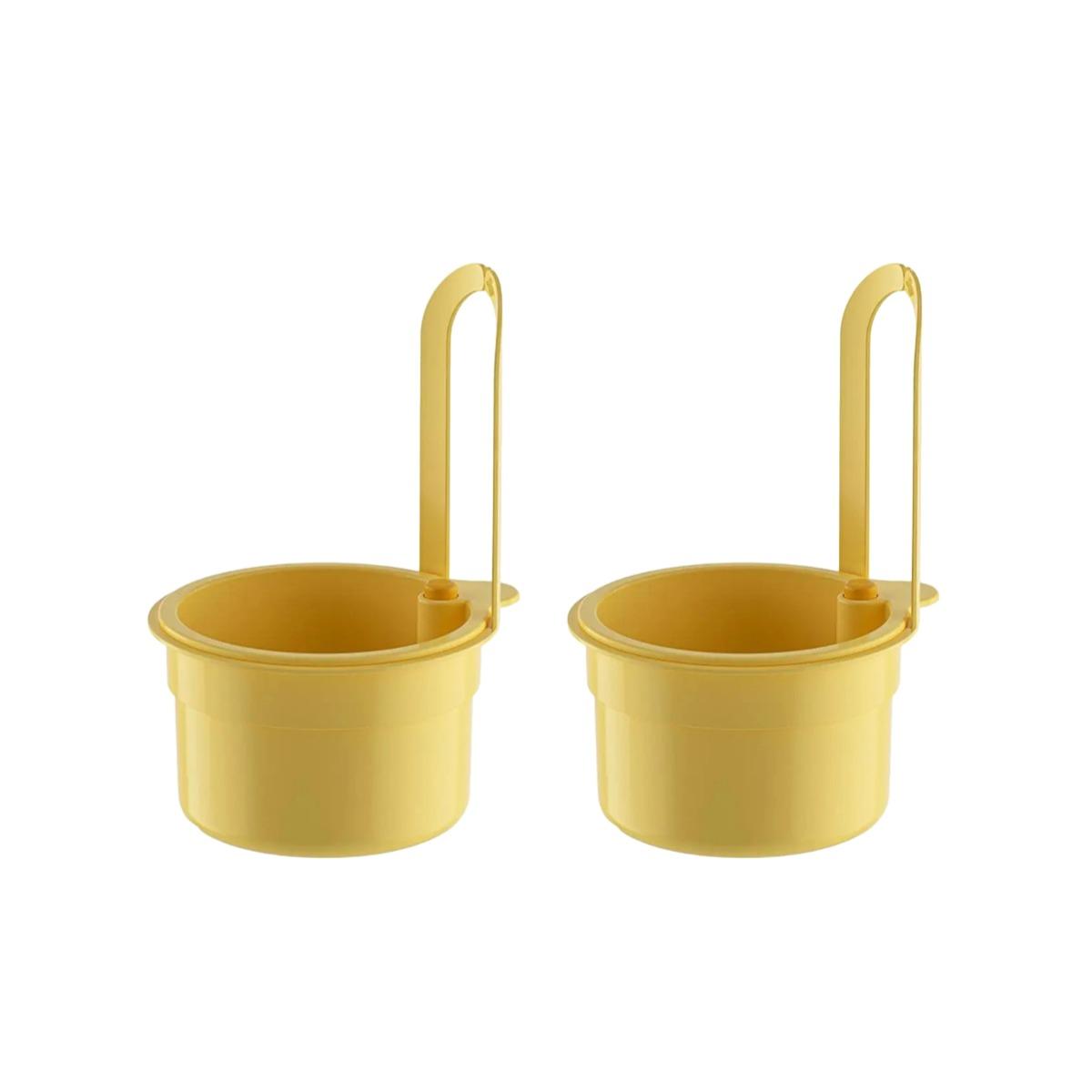 

Подвесная корзина для слива раковины, сумка для крана, полка для хранения губки для мытья посуды, кухонные принадлежности, неперфорированная подвесная корзина для раковины, кухонные принадлежности 2PCS жёлтый