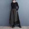 Spring and Autumn Women's Pants Black Casual Pants Fashion Stripe Splicing Plus Size Loose Comfortable Wide Leg Pants