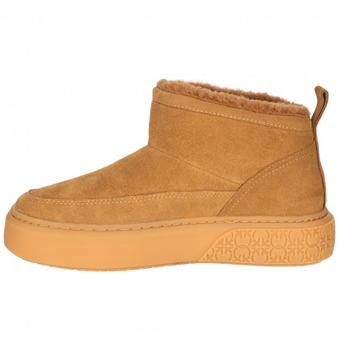 Pinko branded women's snow boots insulated cognac - Size: 40
