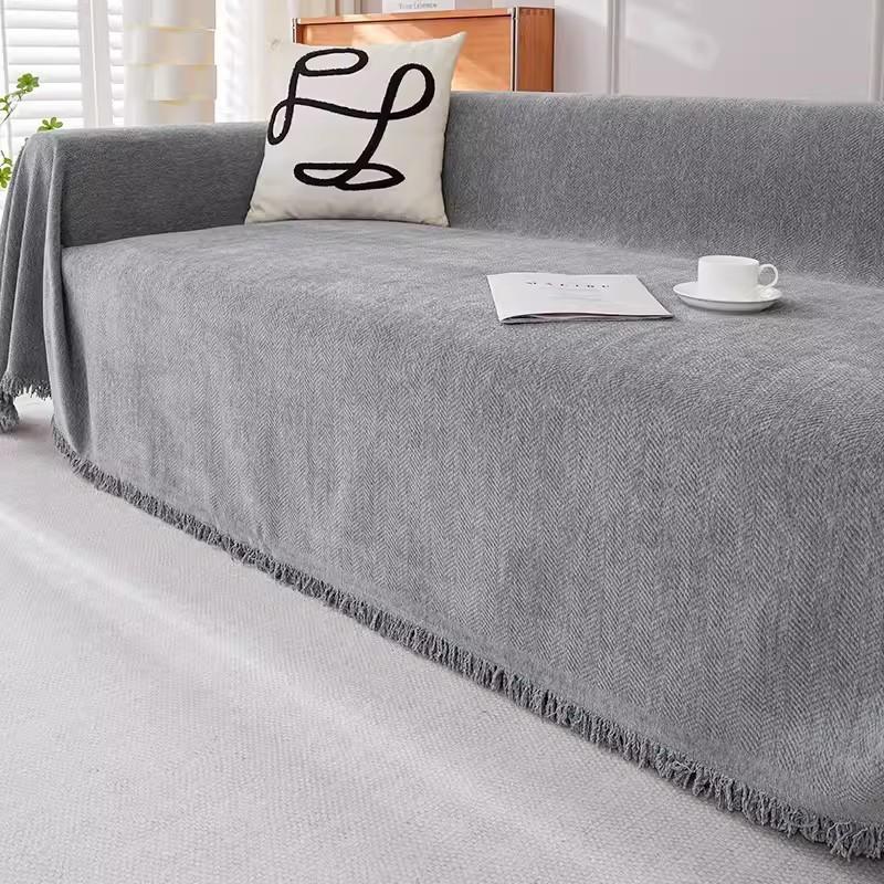 Chenille Sofa Cover Cloth Four Seasons General Fabrics Seat Cover Cover Full Covered Universal Sofa Towel Blanket