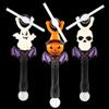 Accessories LED Spinning Windmill Halloween Glow Stick Rotating Light Toy Music Luminous Sticks