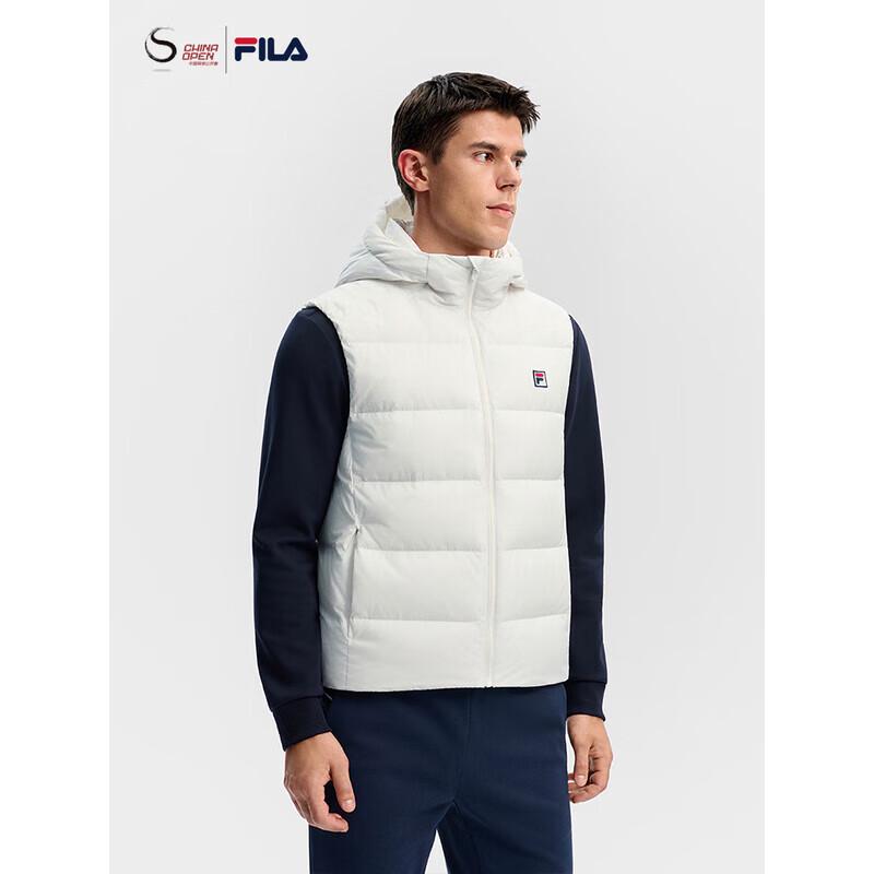 FILA Men s 2025 Winter Tennis Sport Hooded Down Vest L