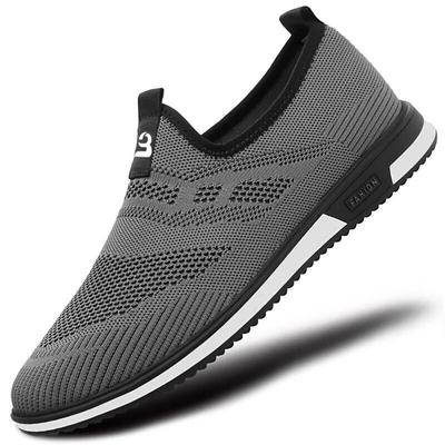 Baskets légères en maille respirante pour hommes, chaussures décontractées, confortables, plates à fond souple, à enfiler, Zapatillas Hombre, nouvelle collection 2023