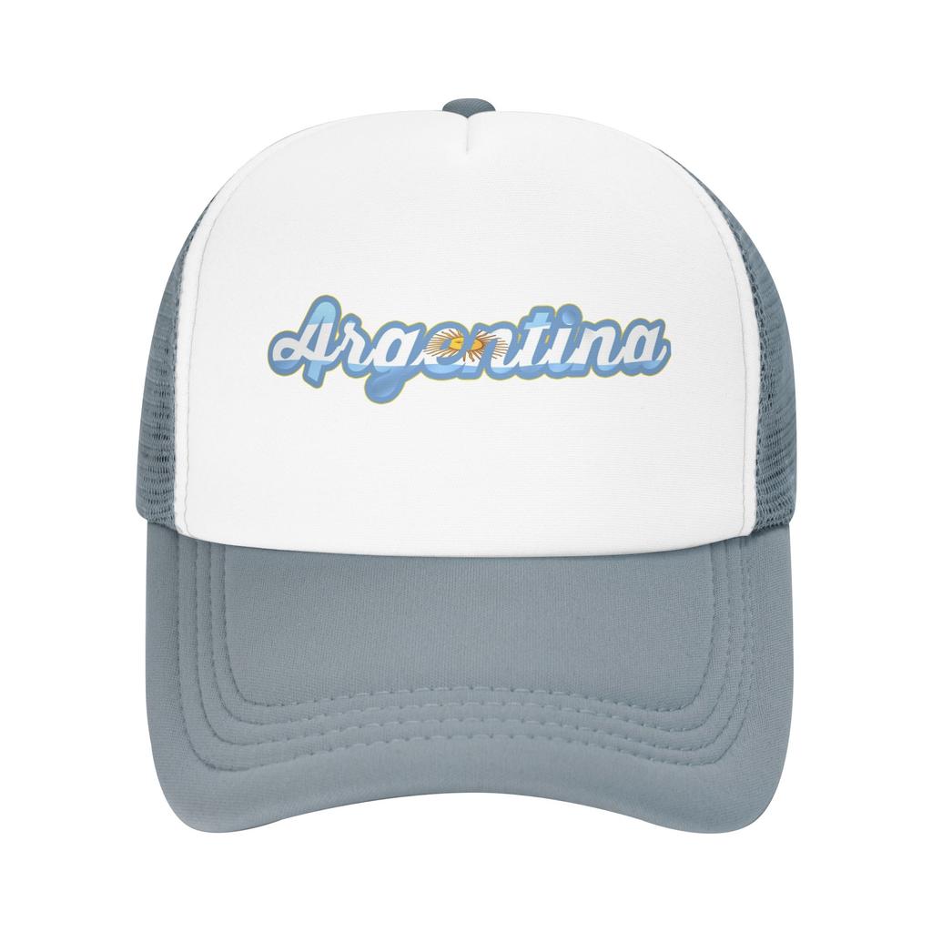 Argentina Flag Map Mesh Baseball Caps Adult Outdoor Sun Hat  Hats Adjustable Snapback Caps Trucker Cap Summer Trucker Hat