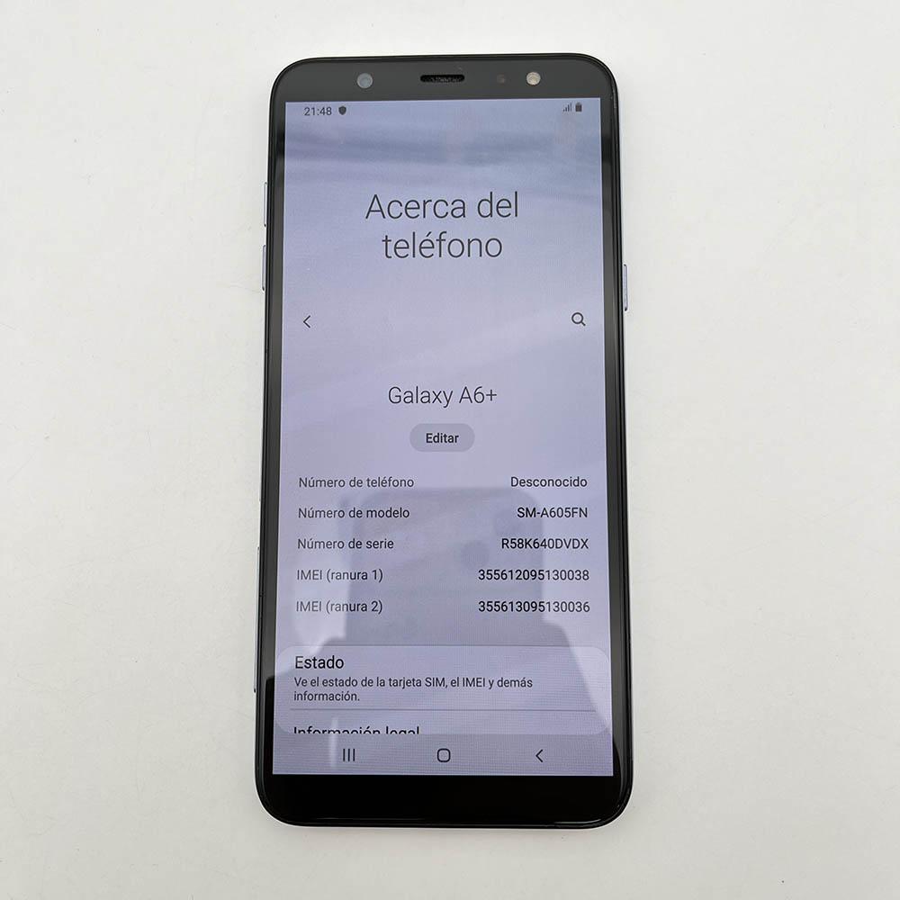 95% jauns Atjaunots Samsung Galaxy A6+ (2018. gads) A605F mobilais tālrunis Galaxy A9 Star Lite 3GB RAM 32GB ROM