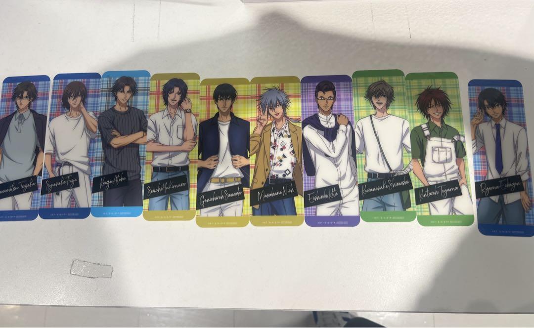 

[USED] The New Prince of Tennis Animate Bonus 10-Piece Set Clear Bookmark