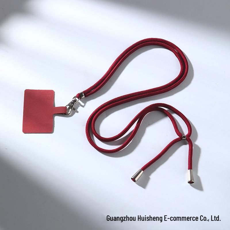 Mobile Phone Lanyard Neck/Crossbody/Wrist Strap with Clip and ID Holder - Anti-Lost Woven Design