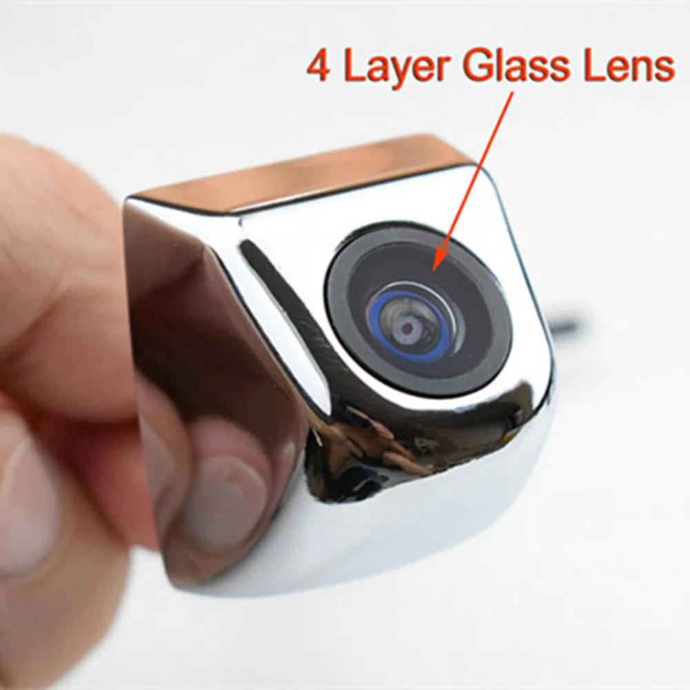 Car reversing rearview camera 4-pin high-definition color image video night vision 170-degree wide-angle camera