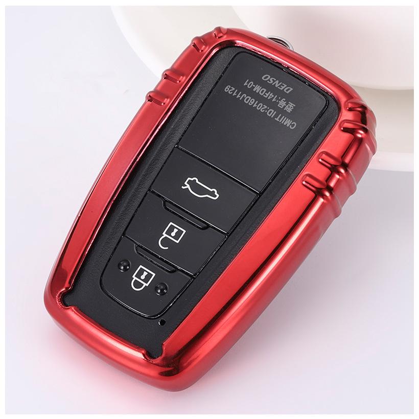 TPU Car Key Cover for Toyota Camry, CHR, IZOA, Prado 2700
