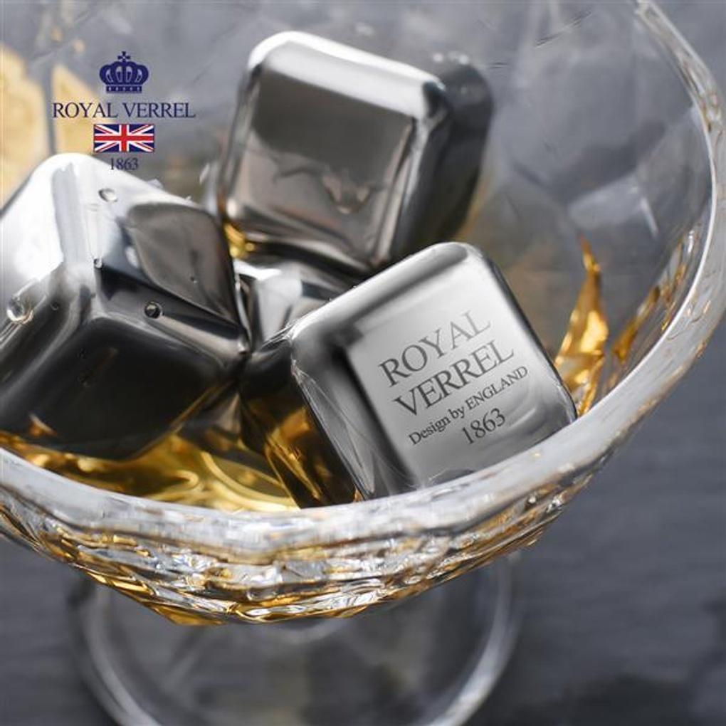 Royal Burrell Edelstahl-Eiswürfel 4 Stück
