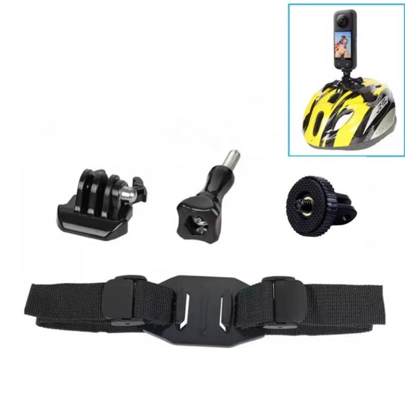 Quick Release Helmet Holder for Sports Cameras Toolless Installation Secure on Bike Climbing Safety Helmets