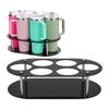Space Efficient Acrylic Bottle Storage Stand Secure Holder for Cups Kitchen Office Travel Portable Organizers Solution