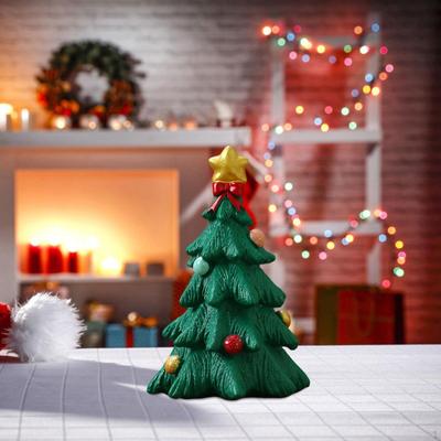 Weihnachtsbaumstatue, Harzornament, Mini-Dekorationen