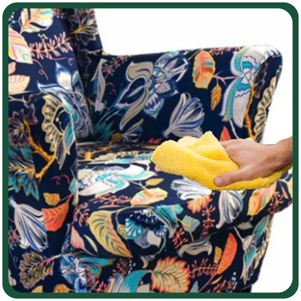 Armchair Cover Colorful Flowers Leaves Patterns Elastic [22Ew14]