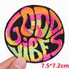 Jackets Sew Embroidered Patches Cartoon/Punk Letter Slogan Iron On Patches For Clothing Thermoadhesive Patches For Clothes DIY