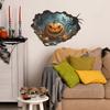 Creative Hole Halloween Pumpkin Ghost Bedroom Living Room Home Wall Decoration Beautification Stickers