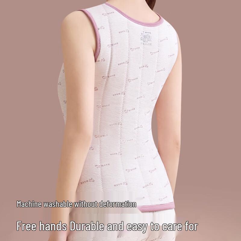 Xueqieman Women's Thickened Thermal Wool Vest