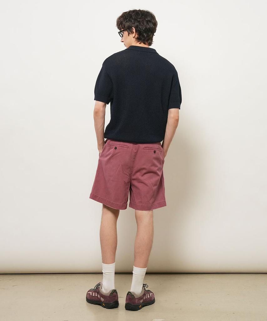 Generalidea Man Button Collar Half Knit [Dark Navy] / Gf2Mkp016