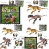 Large Size Remote Control Dinosaur Toy For Boys Wholesale Tyrannosaurus Rex Model With Articulated Joints And Light-up Features Plastic Material