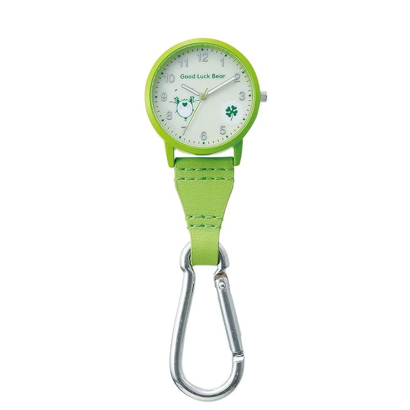 

Nursery care bear (TM) carabiner hook watch clock nurse goods good luck bear 159078A