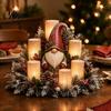 Festival Event Ornaments Christmas Lighted Centerpiece, Atmospheric Ornament with Warm Glow, USB Lighting for Home Powered Plastic Crafts Holiday
