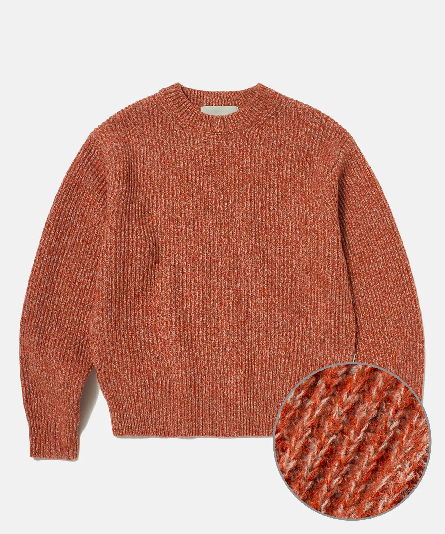 Dirty One Multi-Tweed Sweater (Dark Coral) Dark Coral/0