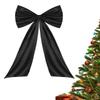 Extra Large Bow Christmas Decoration Christmas Bow With Tie Oversized Christmas Bow With Long Streamers For Wall Door Wreath