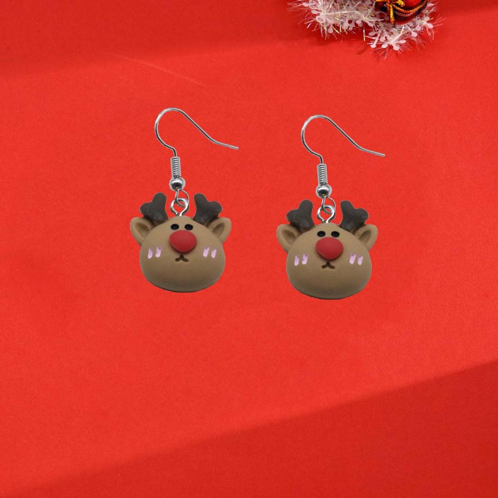 1 Paar Weihnachtsmann-Ohrringe, Niedliche Ohrringe, Geeignet zum Tragen während Weihnachten