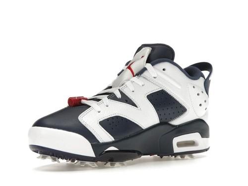 Air Jordan 6 Retro Golf Low Olympic - DV1376-101