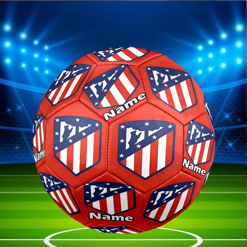 Custom Name Personalized Football team-A Print Size 5 Soccer Ball Training & Match Football, for Team, Kicking, Gift for Football Enthusiasts