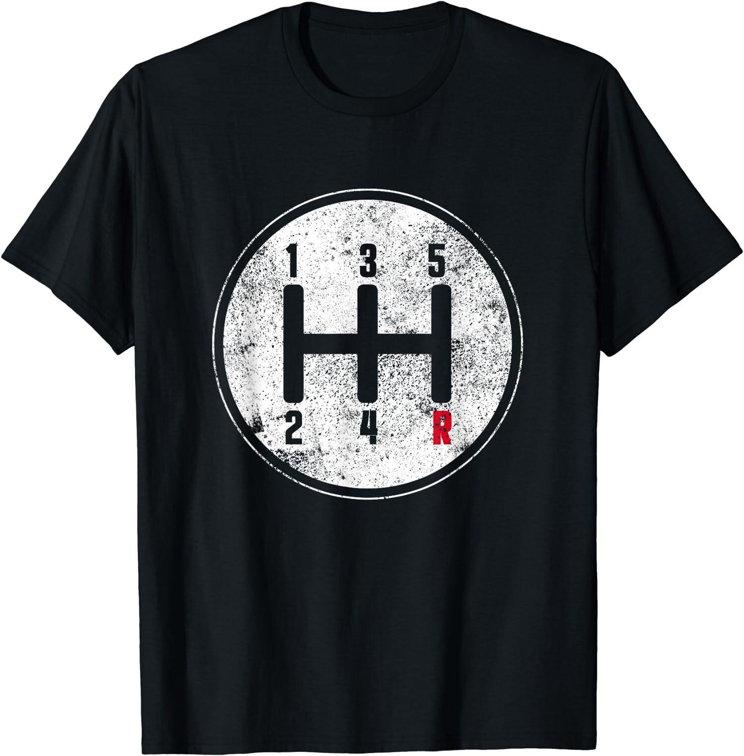 NEW LIMITED 5 Speed 12345R Manual Transmission Stick Driving Car Guy T-Shirt XL