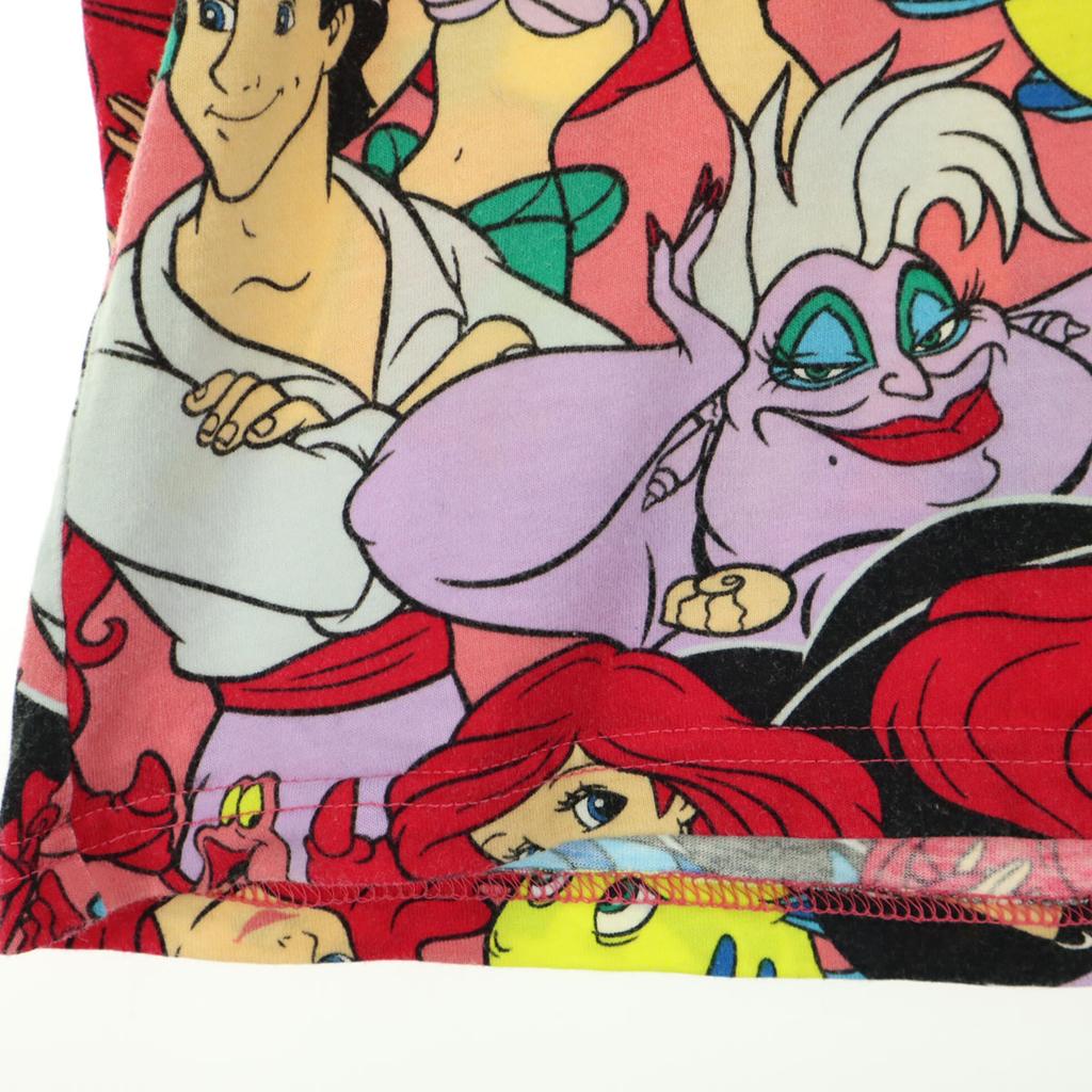 Disney Print Short Sleeve T-shirt S Pink Women Used