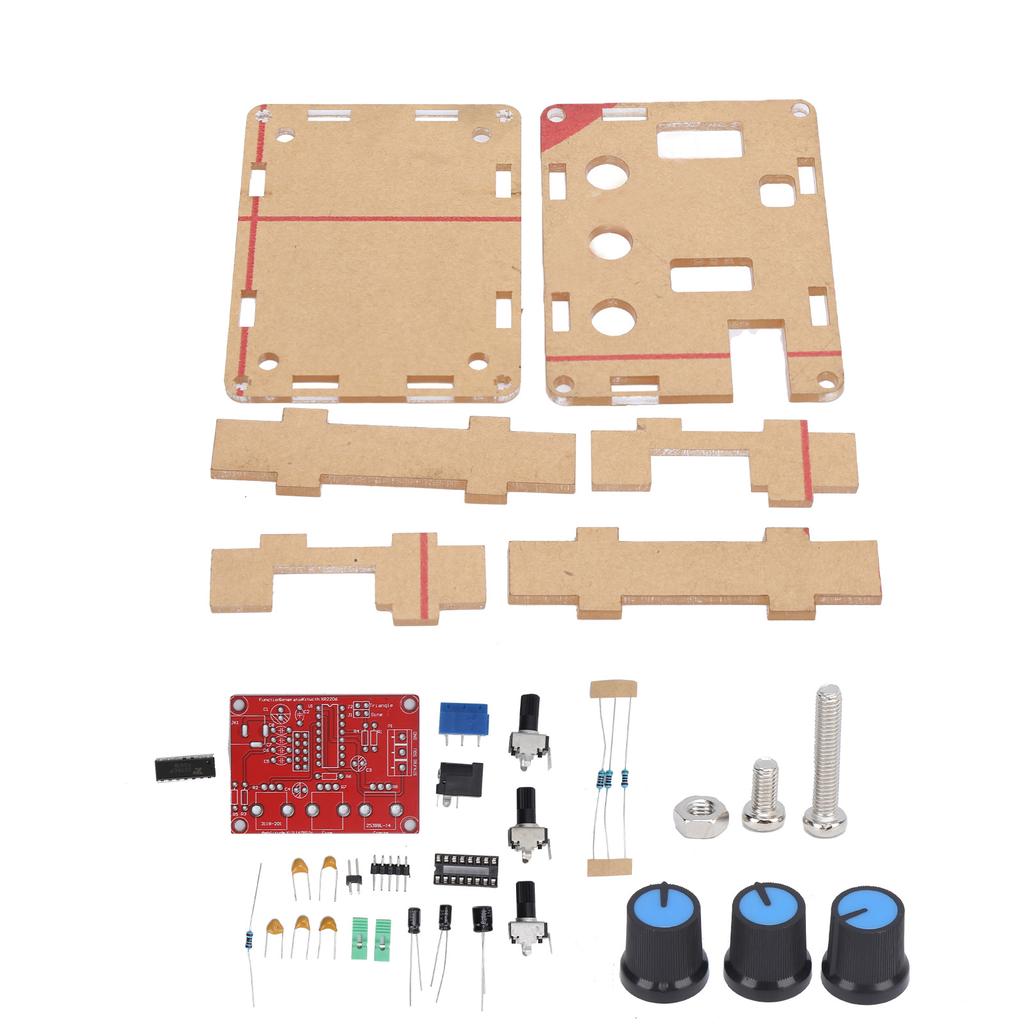XR2206 Signal Generator High Accuracy Square Sine Triangle DIY Kit Function Generator(Bulk PartsShell )