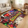 Killer-Clowns-From-Outer-Spaces Horror Movie Floor Mat Soft Absorbent Non-Slip Bedroom Living Room Door Mat Home Flannel Rugs