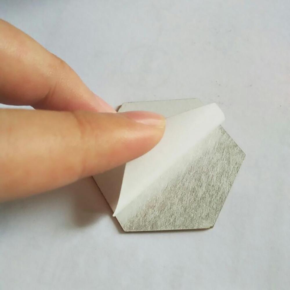 Lustrzane naklejki ścienne Non Glass Hexagon Mirror Sticker 3D Lustro akrylowe